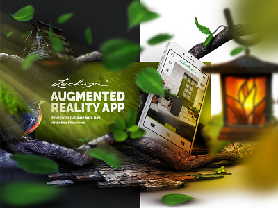 Nature AR Teaser 2 app ar augmented reality composition photoshop ui ux web