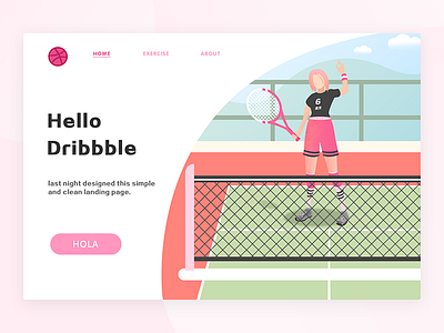 Hi, Hello Dribbble.