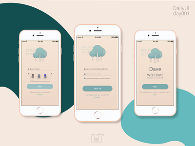 SignUp_form app app concept dailyui day001 ios signup ui uidesigner uxuidesign vector vector art