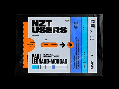 Paul Leonard– Morgan – Nzt Users 70s artwork bashbashwaves branding design limitless motion design music neon city nzt playlist rhox soundtrack spotify symmetry typography vintage