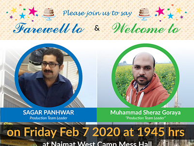 welcome and farewell ad banner design farewell invitation invite poster welcome