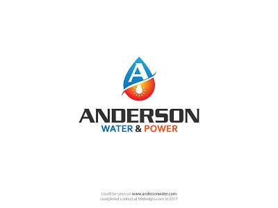 Anderson Water N Power Logo clean energy health power pure water water treatment