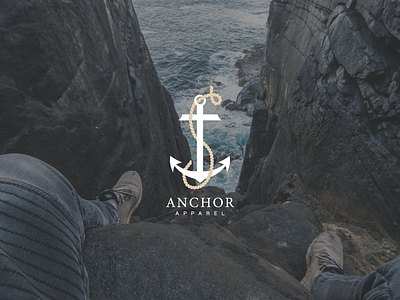 Anchor branding design illustration logo minimal ui ux web