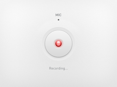 Rec button rebound recording ui