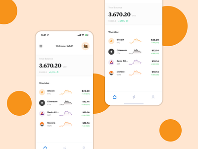 Crypto Investment App V2.0 🔥 adobe figma ui