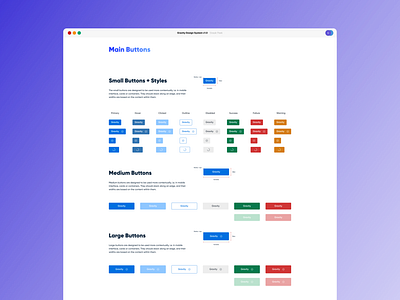 Design System Sneak Peek - Gravity DS v1.0 🧩 buttons clean color palette design design system figma hex hsl rgb ui