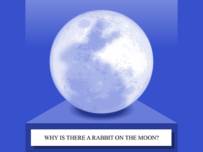 Why Is There A Rabbit On The Moon - SoundCloud thumbnail cape town illustration soundcloud story telling thumbnail