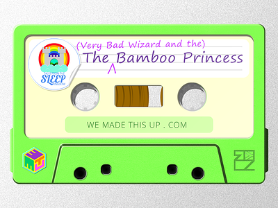 Sleep Kingdom - The Bamboo Princess - Cassette cape town illustration soundcloud story telling thumbnail youtube