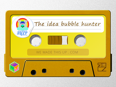 Sleep Kingdom - The Idea Bubble Hunter - Cassette cape town illustration soundcloud story telling thumbnail