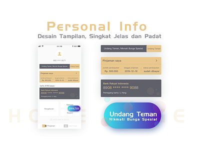 Personal Info app ui ux