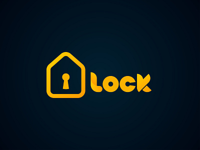 Home Lock Logo branding design home home lock logo home security icon lockdown logo logo design logodesign professional design security security logo typography vector