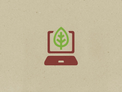 EduTech brown display earth eco education green icon laptop leaf logo nature recycling screen symbol tech tree