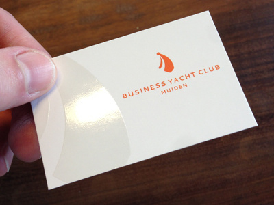 BYCM boat business business card club cruising logo nautical ocean orange print sailing sea stationery tie yacht yachting