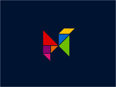 China Tangram colorful education experience geometry initials knowledge learning logo multicolor network online puzzle structure tangram thinking tradition triangle