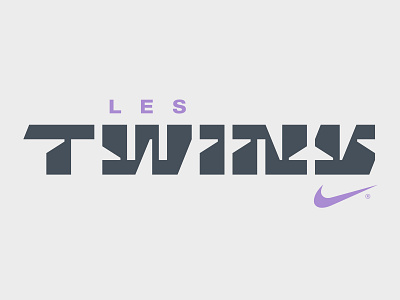 Les Twins custom dance display fashion future hip hop jordan logo logotype music nike streetwear style twins typography
