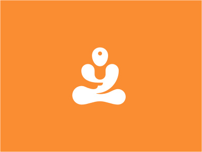 Wise Buddha advice agency buddha event logo negative network online orange symbol wise zen