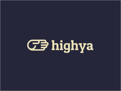 New HighYa chop hand karate line logo monoline network online review social speed
