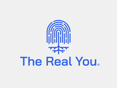 The Real You connection fingerprint help line logo maze nature network print roots society support t shirt tree willow