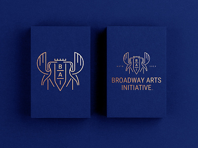 B A I acting animal art beauty bird broadway business card crane crest dance heron initiative logo luxury monoline perform seal shield stationery wings