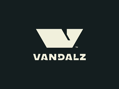 Vandalz logo monogram vandal