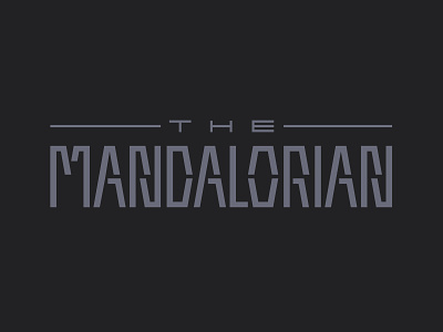 The Mandalorian Logo character helmet hero identity logo logotype mandalorian mando sci-fi star star wars symbol tv tv show typography wars