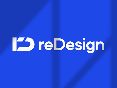 ReDesign Agency agency blue communication initials innovation logo logotype loop marketing media message monogram phase redesign web