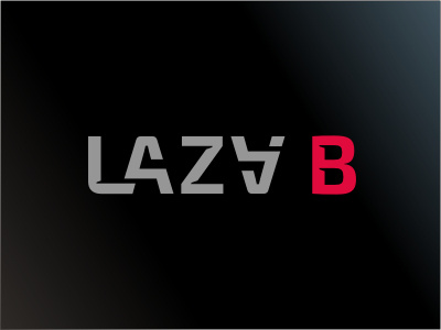DJ LazyB art black custom dj lazy lettering line logo logotype music typography