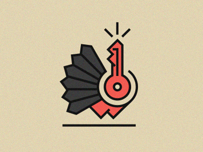 Gobbble? animal bird black illustration key line logo red thanksgiving turkey turn
