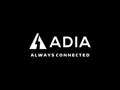 Adia Logo battery bolt charge logo online power shop store thunder triangle