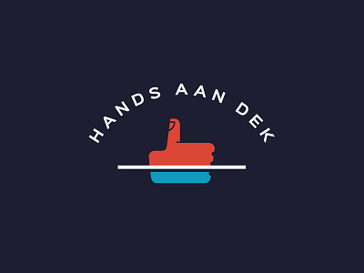 HAD Logo blue boat fun hand logo nautical network red sea thumb water youth