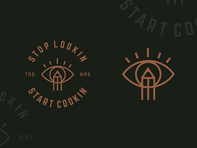 SLSC circular crest eye green logo open pencil round stamp