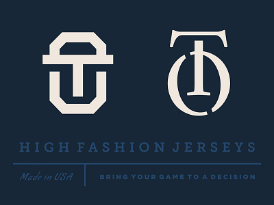 OT Monograms cut elegant fashion high initials logo monogram shadow sophisticated sports streetwear wear