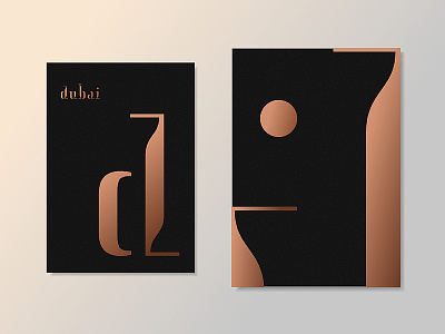 Dubai Branding arabic city copper dubai east fashion lettering logo logotype luxury typography west