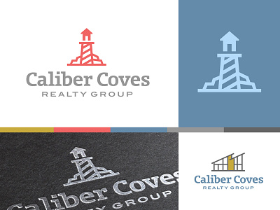 CCRG architecture beacon cove house lighthouse logo luxury real estates rock structure