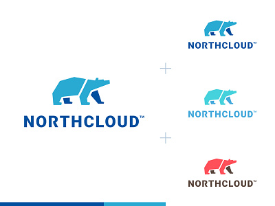 NorthCloud animal bear blue canada cloud ice it logo polar power tech wild