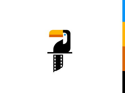 Toucan Films animal bird colorful film logo movie production role strip toucan