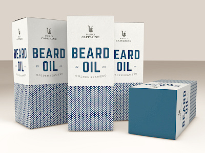 MC Beard Products beard beauty care cosmetics herringbone men oil packaging pipe print product sea