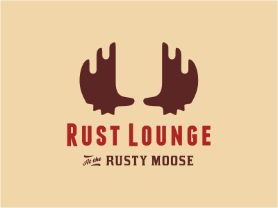 RLARM animal antlers bar beige brown glass keg logo lounge moose negative red restaurant retro rust rusty