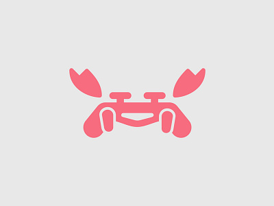 Crabtroller animal controller crab game gaming icon logo ocean pad play sea station