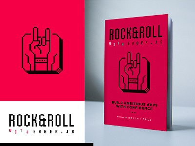 RNRWE app book cover ember hand icon logo music party pixel rock roll