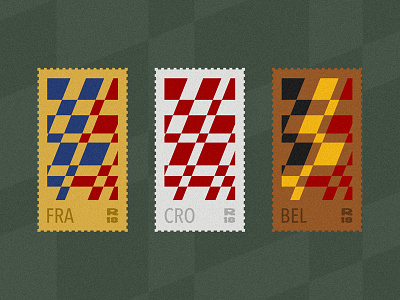 2018 World Cup Stamps