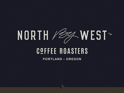 NBW Logo calligraphy coffee crest logo logotype open roasters seal typography west