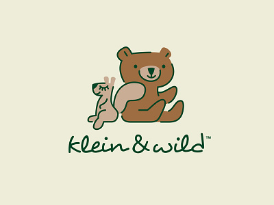 K&W animal bear beige brown children cute fun furniture green kids logo outline room space squirrel toy