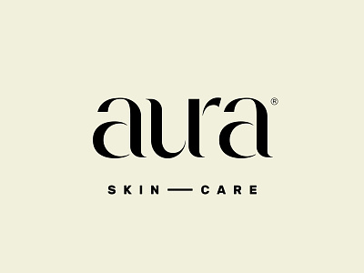 Aura aura cosmetics elegant fashion fusion health lettering logo logotype moon skincare typography