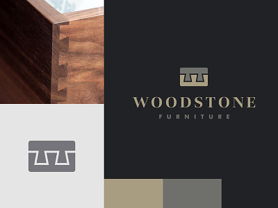 WSF concrete construction crown dovetail furniture gold initials interior logo miter product quality royal stone wood