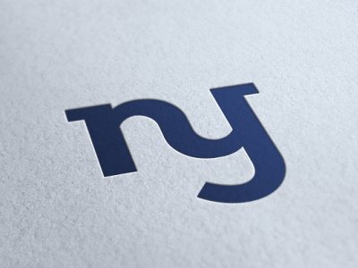 New York City 3d blue city custom fashion initials logo monogram new t shirt typography wear york