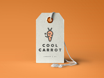 Cool Carrot bag carrot cool fashion food logo mascot orange smile store tag vegetable