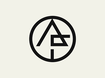 AF Apparel apparel arrow circle fashion initials laundry line logo monogram monoline rounded streetwear symbol wear