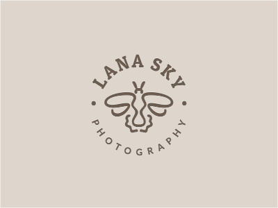 LSP animal art beige brown bug children circular crest firefly fly insect kids logo open photo photography stamp wings