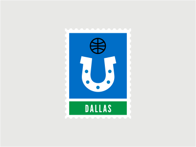 Dallas Mavericks ball basketball blue dallas green horse logo maverick nba shoe sports stamp